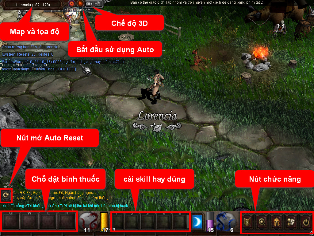 Chức năng chính của Game MU Bá Long